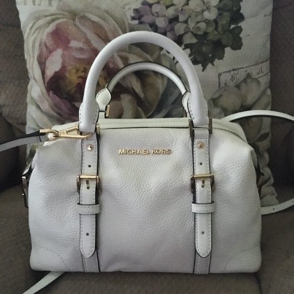 Michael Kors Bedford Legacy pebbled Leather Satchel Crossbody - Picture 1 of 3